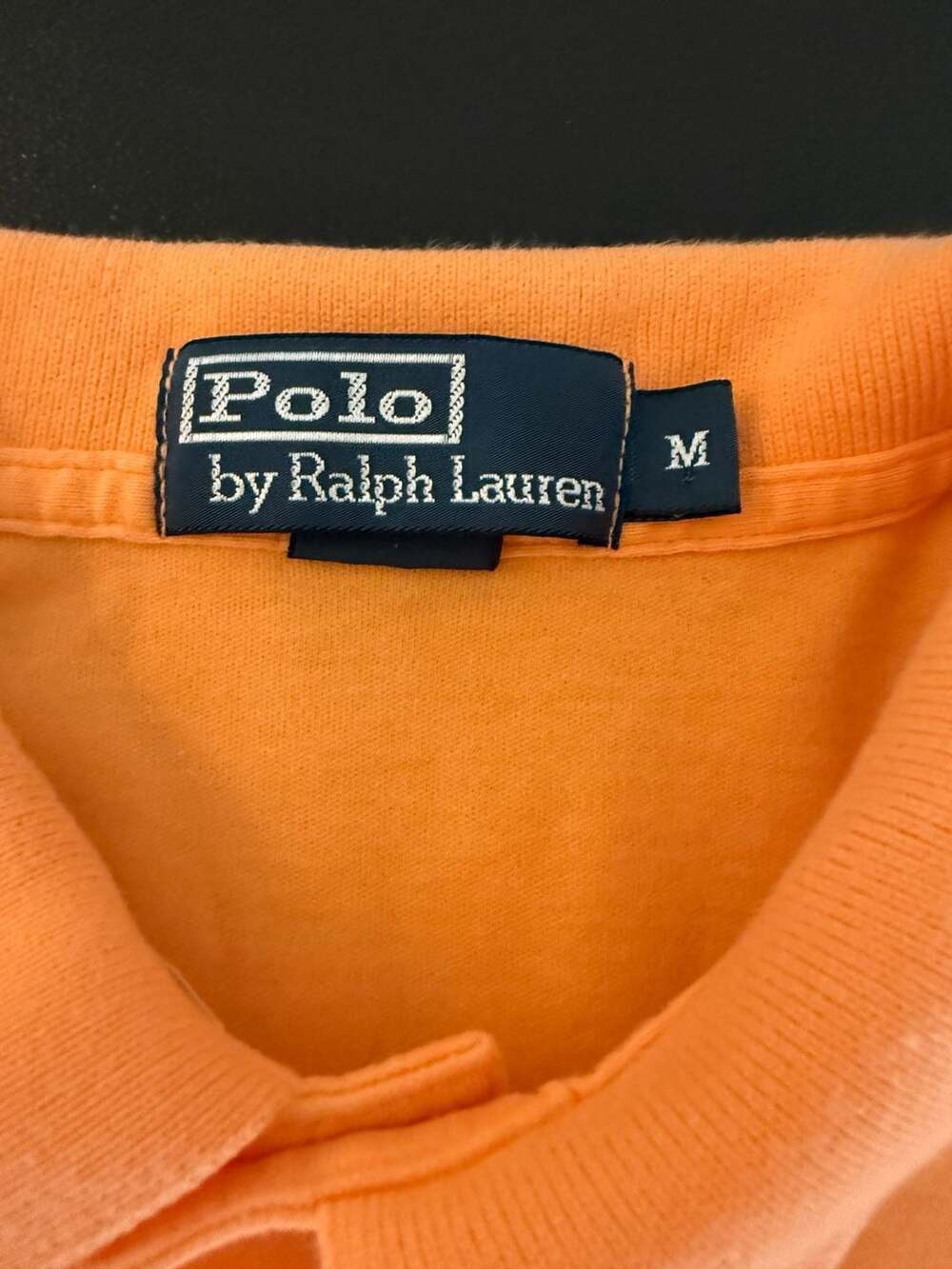 Polo Ralph Lauren Peachy Orange Short Sleeve Polo Shirt Men's Size M - Picture 2 of 7